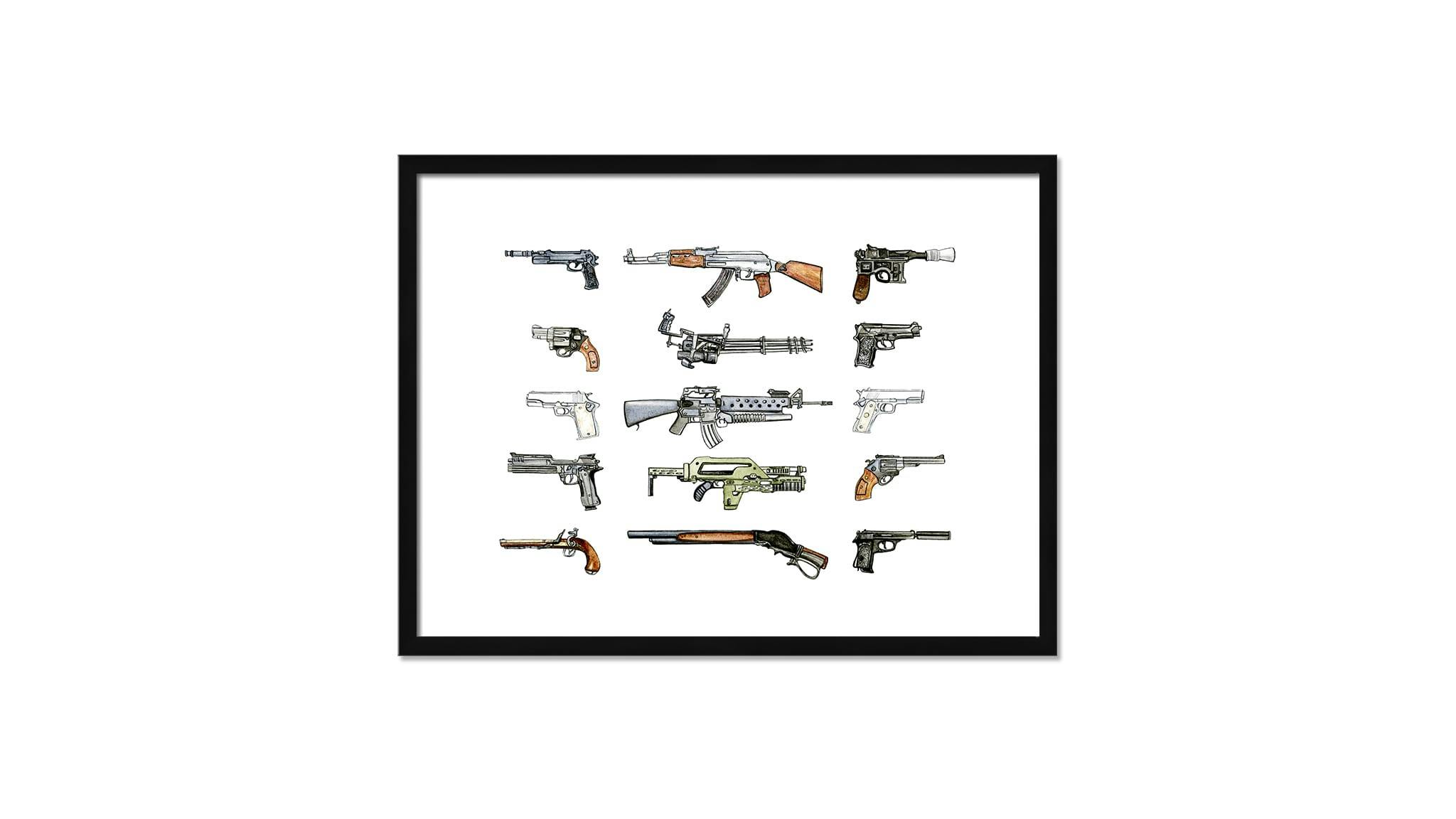 Paper w/ Black Frame